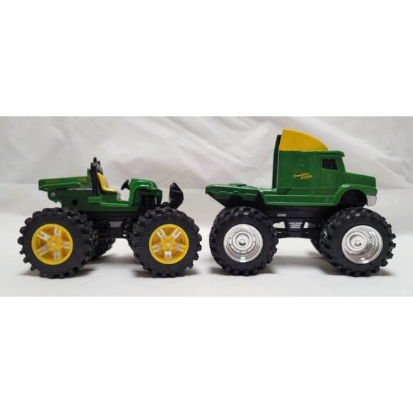 Lot of 2 John Deere Plastic Monster Treads Truck Gator Toys Officially Licensed - Picture 4 of 7